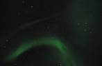 A Aurora Boreal faz desenhos nos céus de em Coldfoot, 95 km ao norte do Círculo Polar, na Dalton Highway, no Alaska